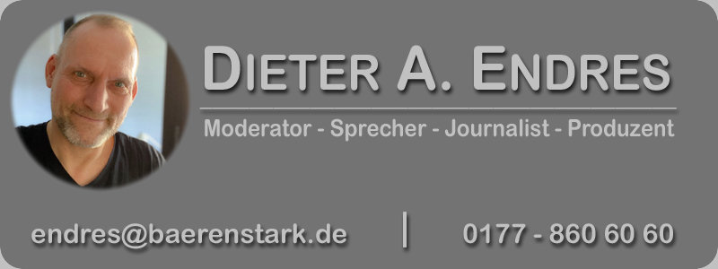 Dieter A. Endres - Moderator - Sprecher - Journalist - Producer